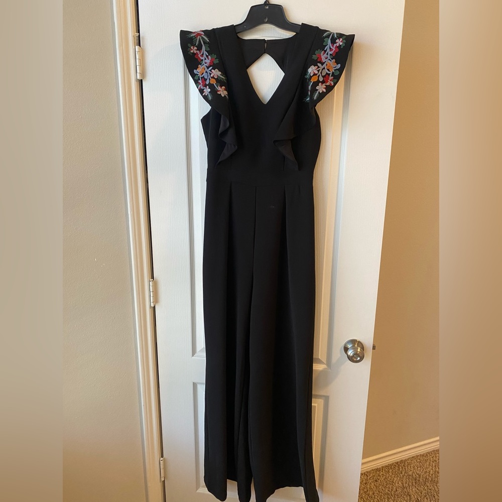 Black element jumpsuit